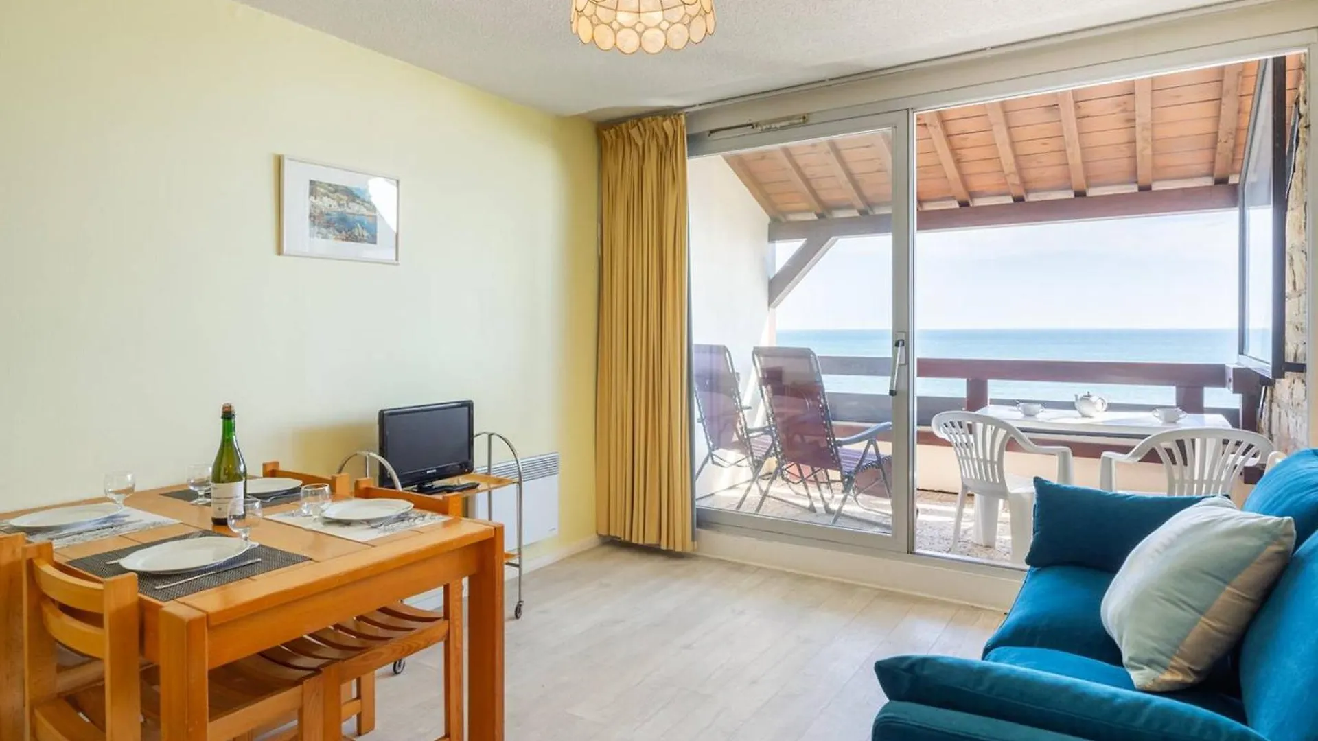 アパート Studio Vue Mer - 23M² - Face A La Grande Plage De Carnac - Garage Inclus - Fr-1-477-132 フランス